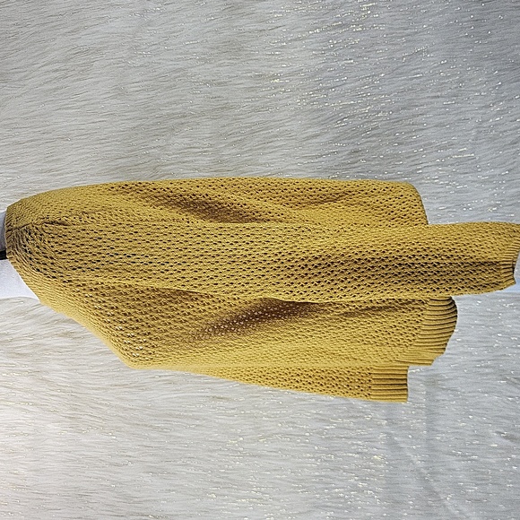Van Heusen Mustard Crew Neck Sweater - Picture 4 of 6
